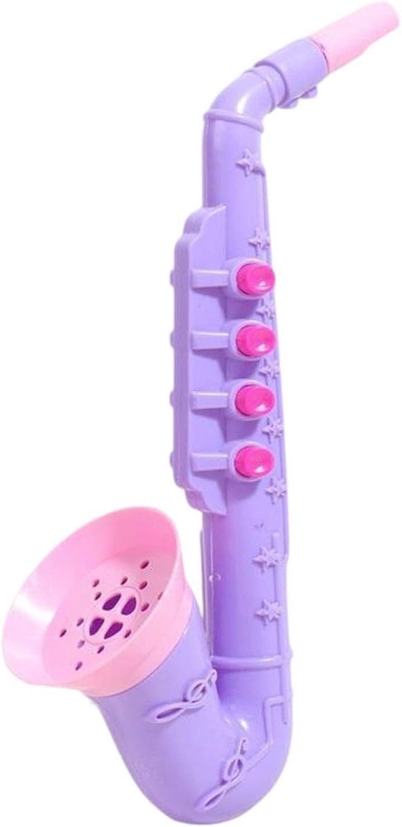 Muziekinstrument Speelgoed - Saxofoon Speelgoed - Muziek Ontdekken - Educatief Instrument - 25 x 10 x 6 cm - Willekeurig