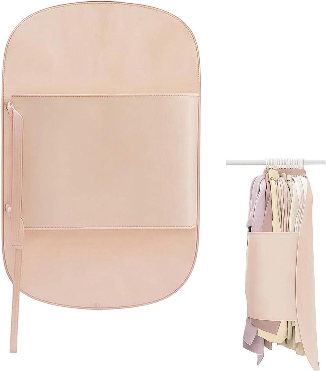 Opbergzakken kleding - Kledinghoezen - Ruimtebesparend Opbergen - Vochtbestendige Bescherming - 90 x 58 cm - Roze
