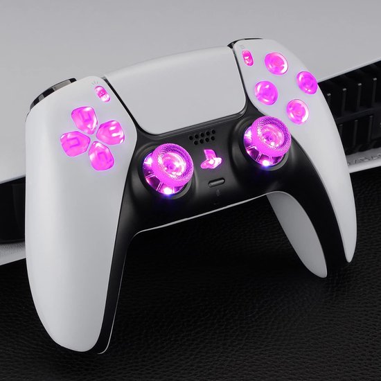 Verlichte Controller Knoppen - LED Vervanging Kit - Games Personaliseren - 7 Kleuren 9 Modi - 10 gram - Helder — afbeelding 2