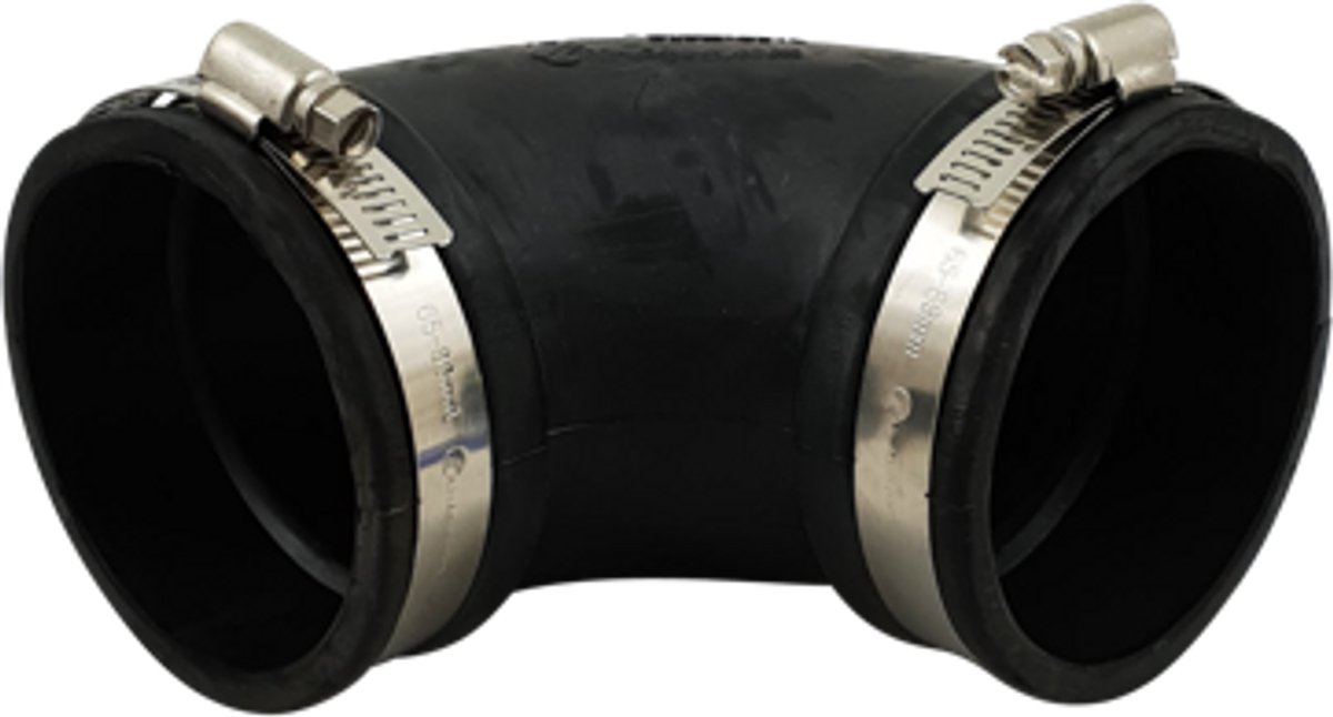 Air Aqua Flexibele EPDM bocht (90°) 75mm