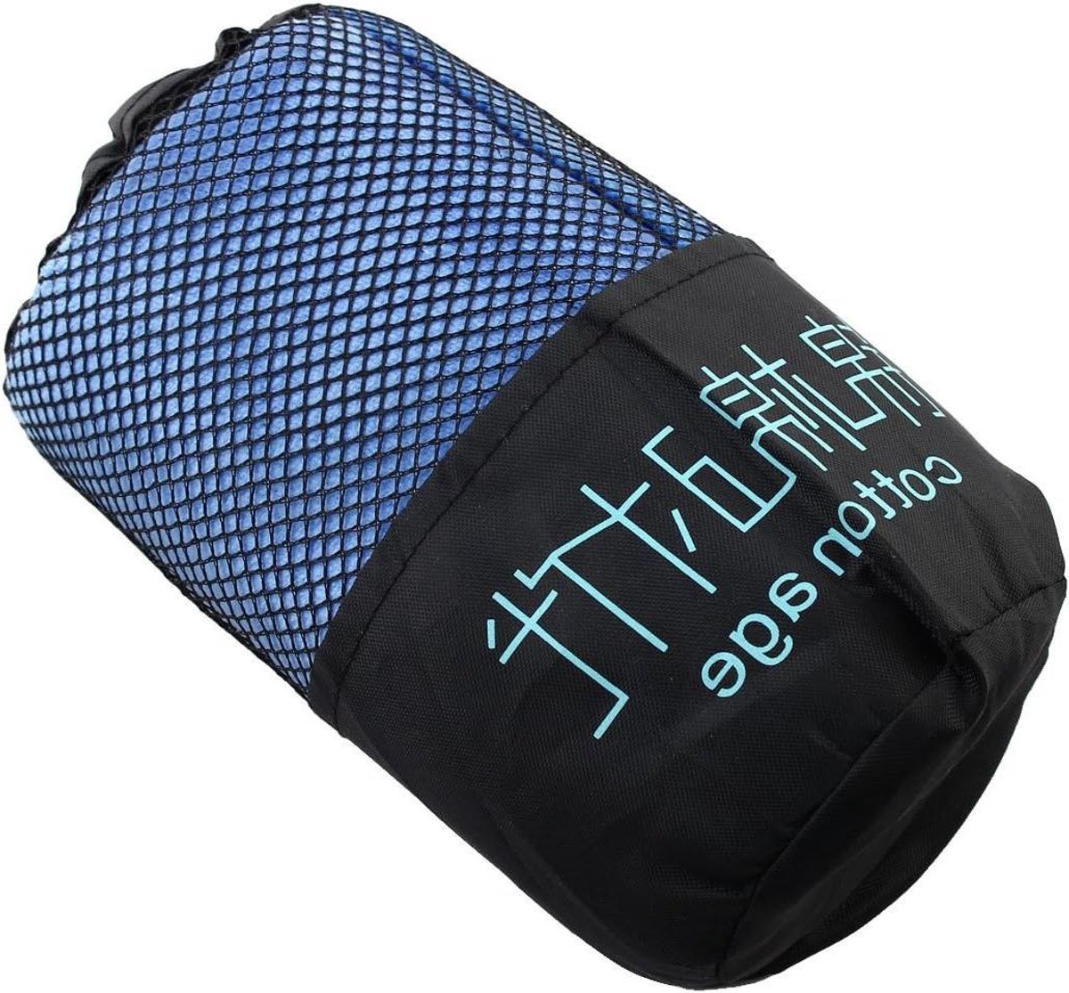 Microfiber Handdoek - Sneldrogende Doek - Reizen en Sport - Extra Absorberend - 100 x 30 cm - Blauw