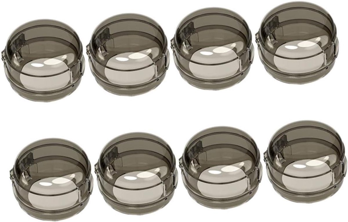 Fornuisknop Beveiliging - Kinderslot Knoppen - Keuken Veiligheid - Universele Pasvorm - 6 x 6 x 4 cm - Zwart