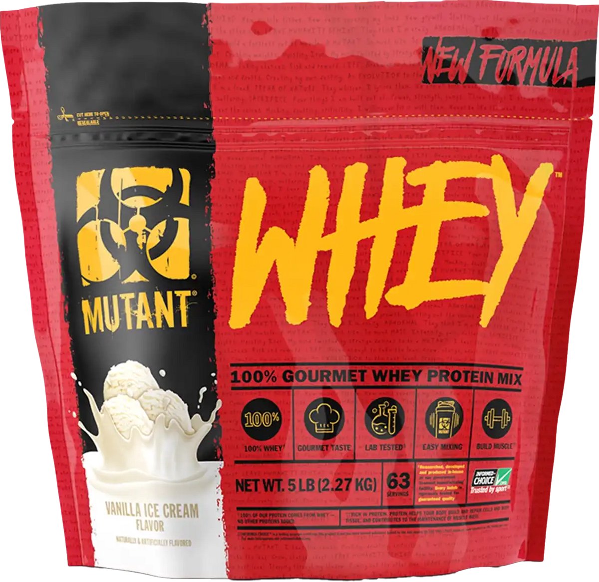 Mutant Whey - Eiwitpoeder / Eiwitshake - 2270 gram - Vanille