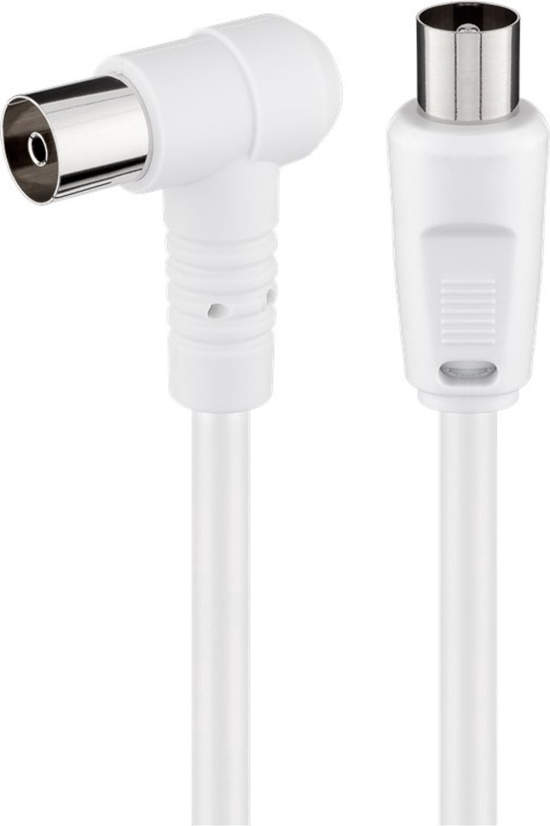 Goobay Schuine antennekabel (80 dB), dubbel afgeschermd