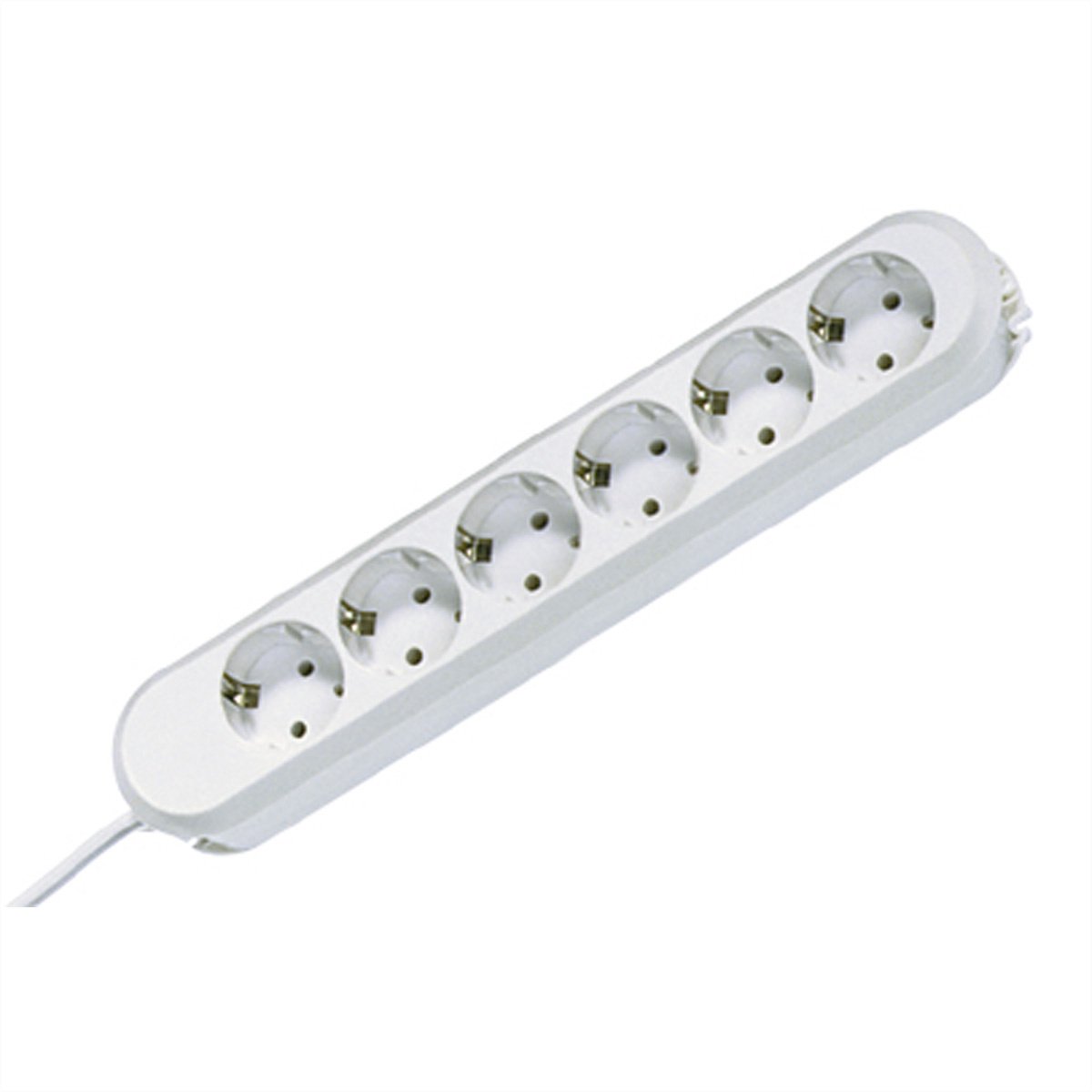 Bol.com BACHMANN SMART stekkerdoos 6x geaard contact, wit, 5 m aanbieding