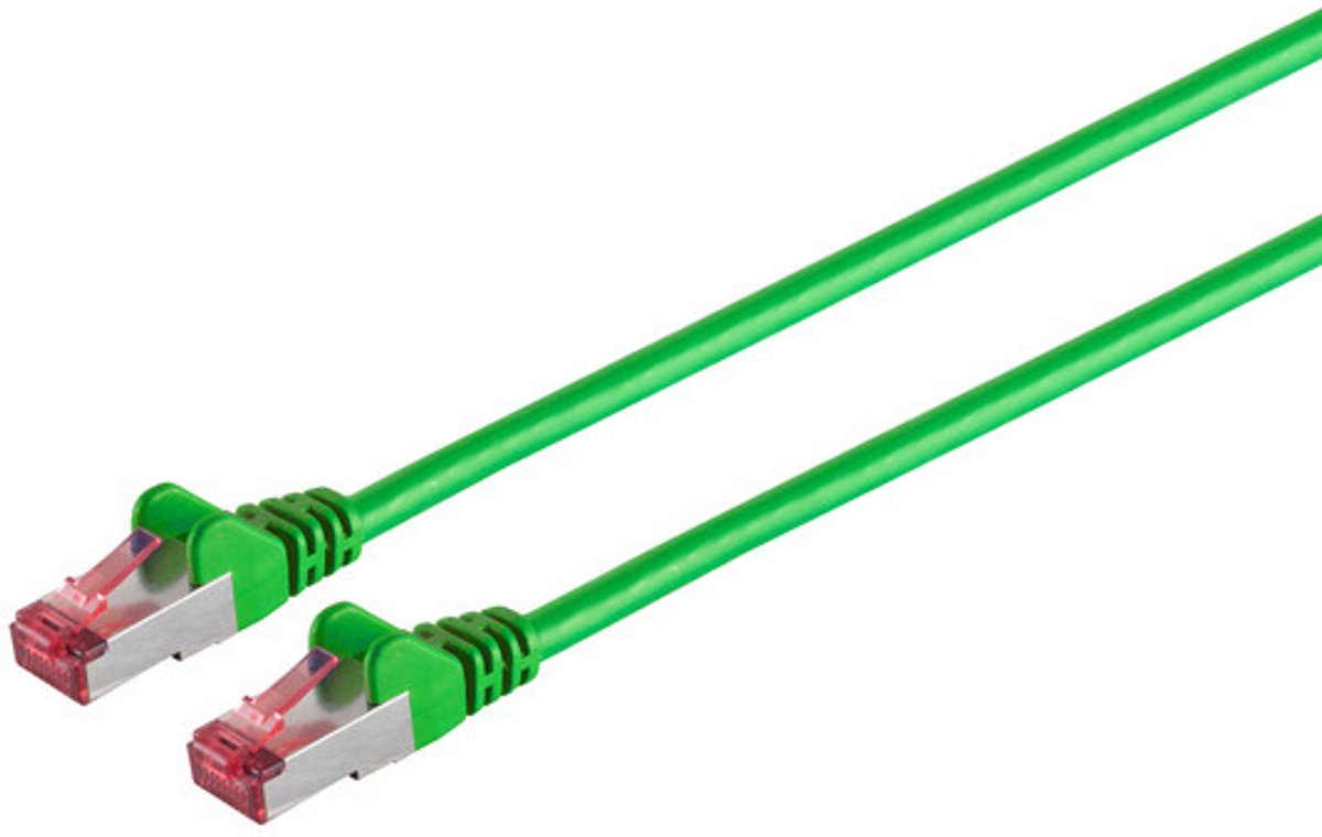 S/FTP CAT6A 10 Gigabit Netwerkkabel - CU - 20 meter - Groen