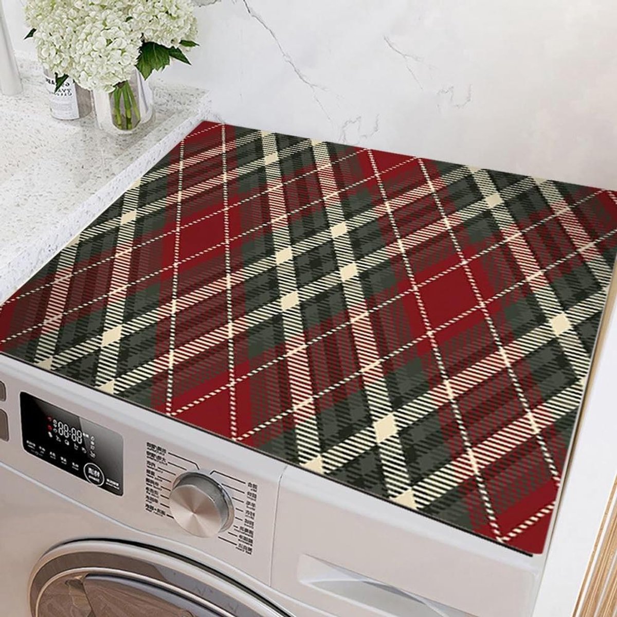 Wasmachine beschermer - Afdekmat apparaat - Apparaat beschermen - Antislip en absorberend - 50 x 60 cm - Plaid
