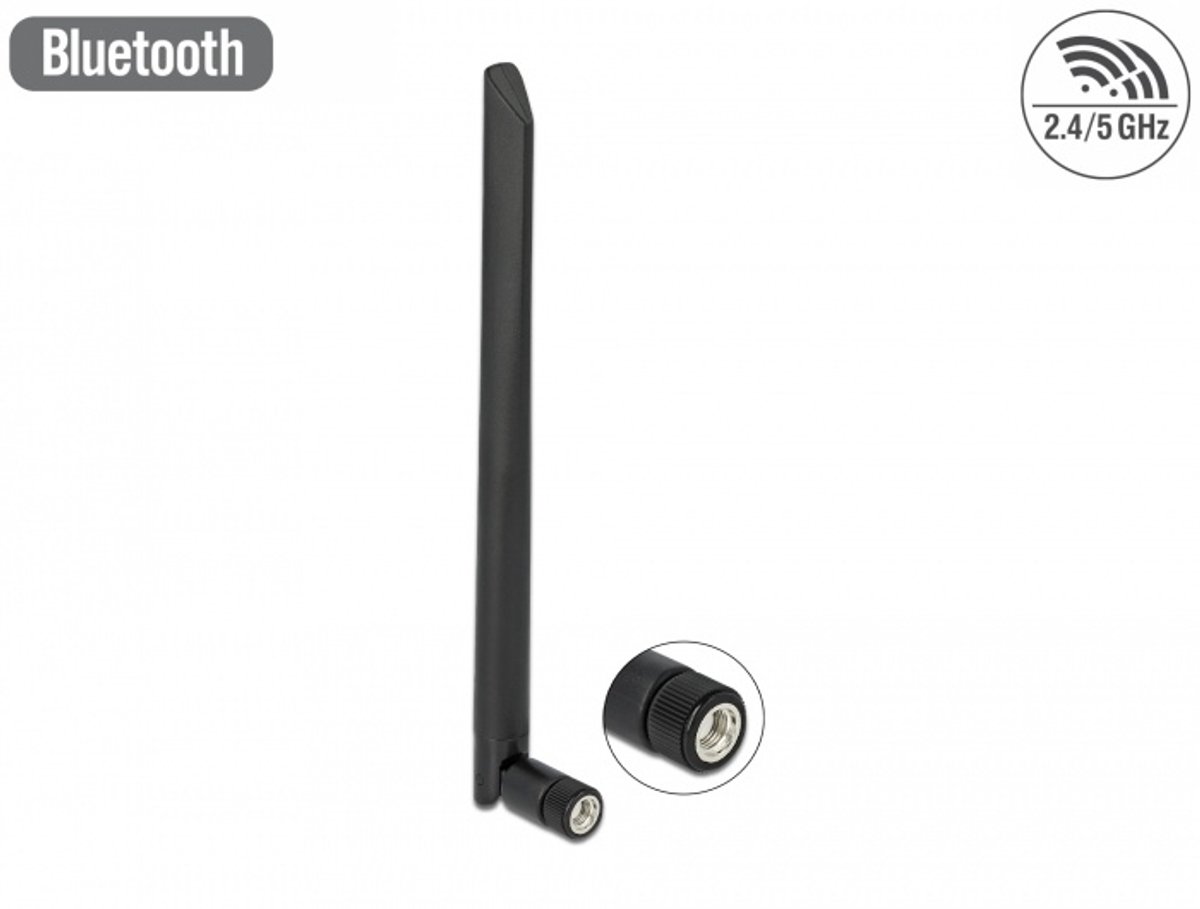 Delock WLAN Omnidirectionele Antenne RP-SMA 5 dBi