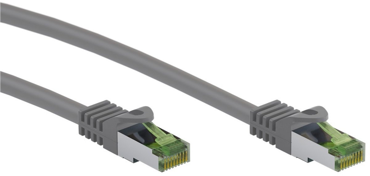 S/FTP CAT8.1 40 Gigabit Netwerkkabel - CU - 5 meter - Grijs