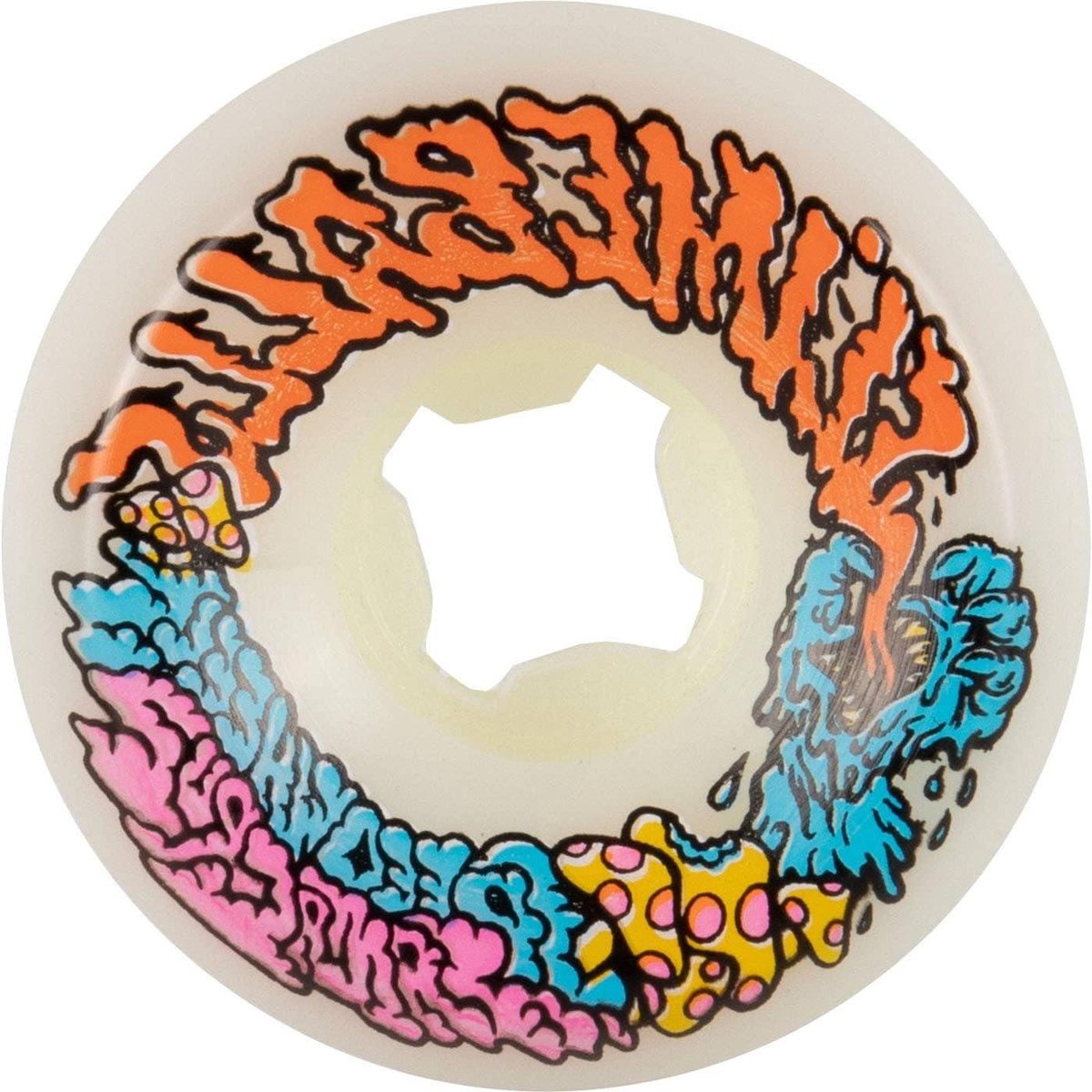 Skateboard Wielen Vomit Mini Set Street Cruising Asymmetrische Vorm 56mm