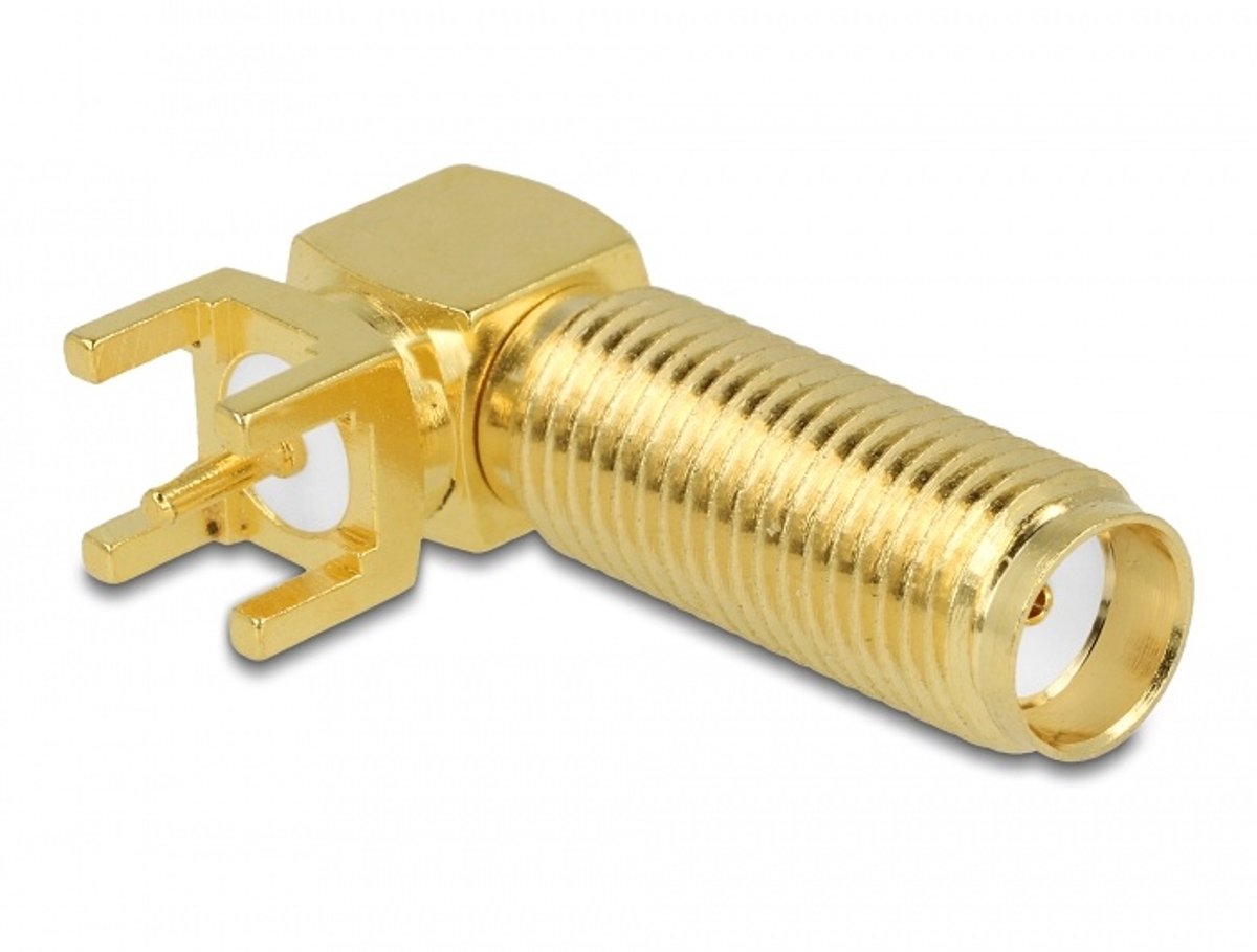 SMA Jack 90 ° PCB Draadlengte 16 mm