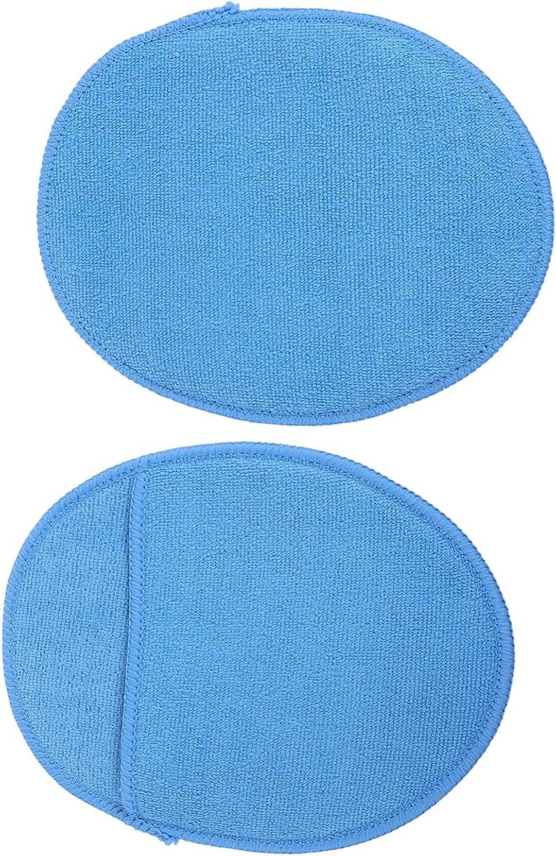 Microvezel Spons - Polijstpad - Auto Reinigen - Herbruikbaar Materiaal - 3 Sets - Blauw