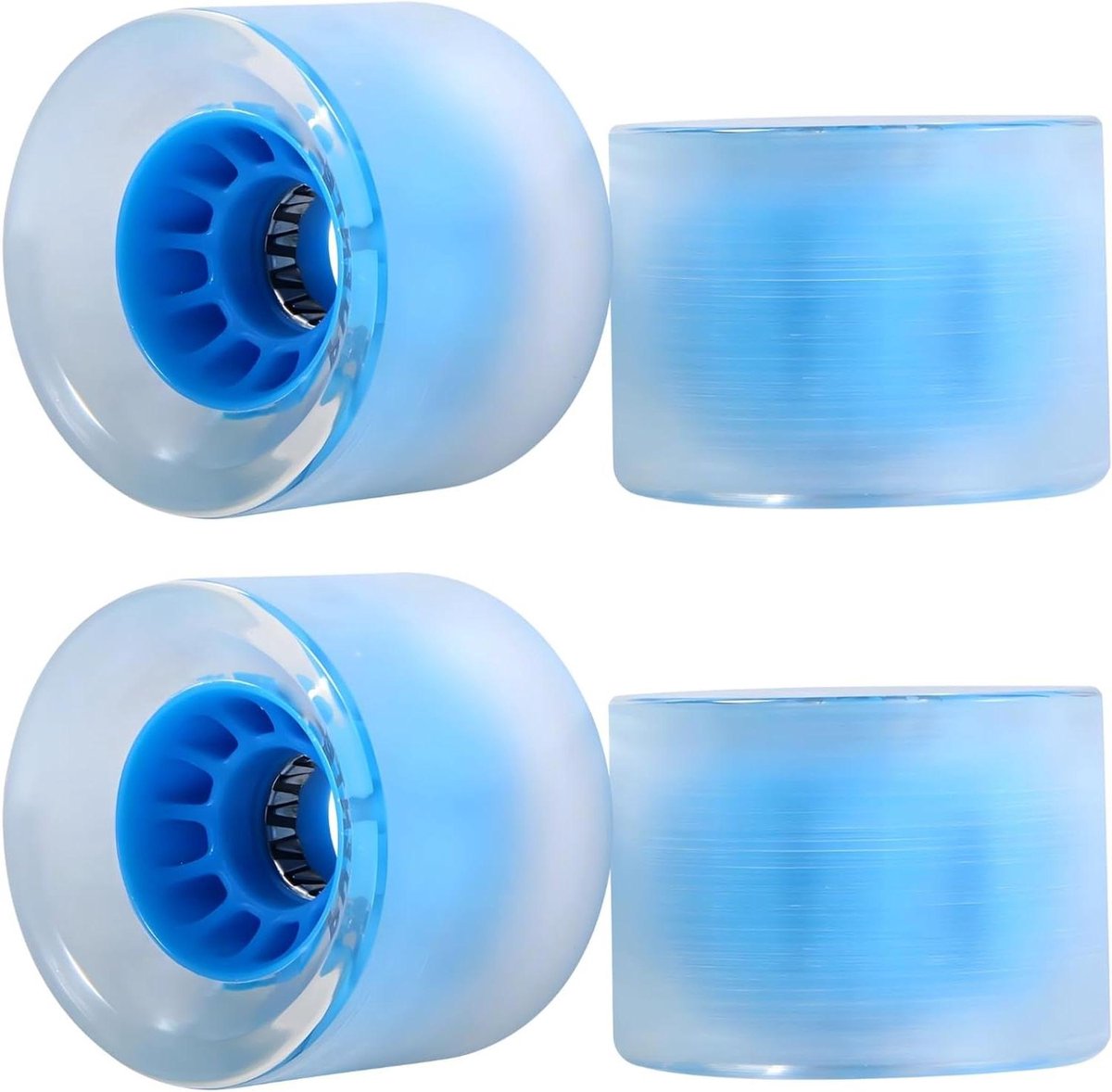 Skateboard Wielen Longboard Wielen Soepel Rijden Zelfaangedreven LED 2.75×2 inch
