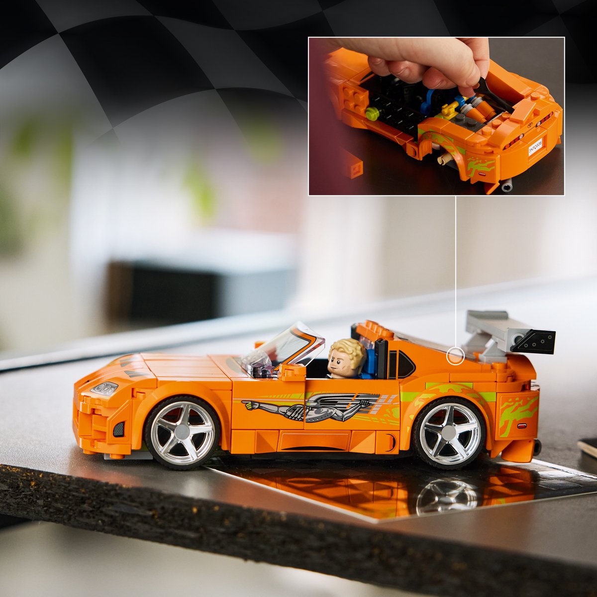 LEGO Speed Champions The Fast and The Furious Toyota Supra MK4 Auto Speelgoed voor Kinderen 77260 – foto 8