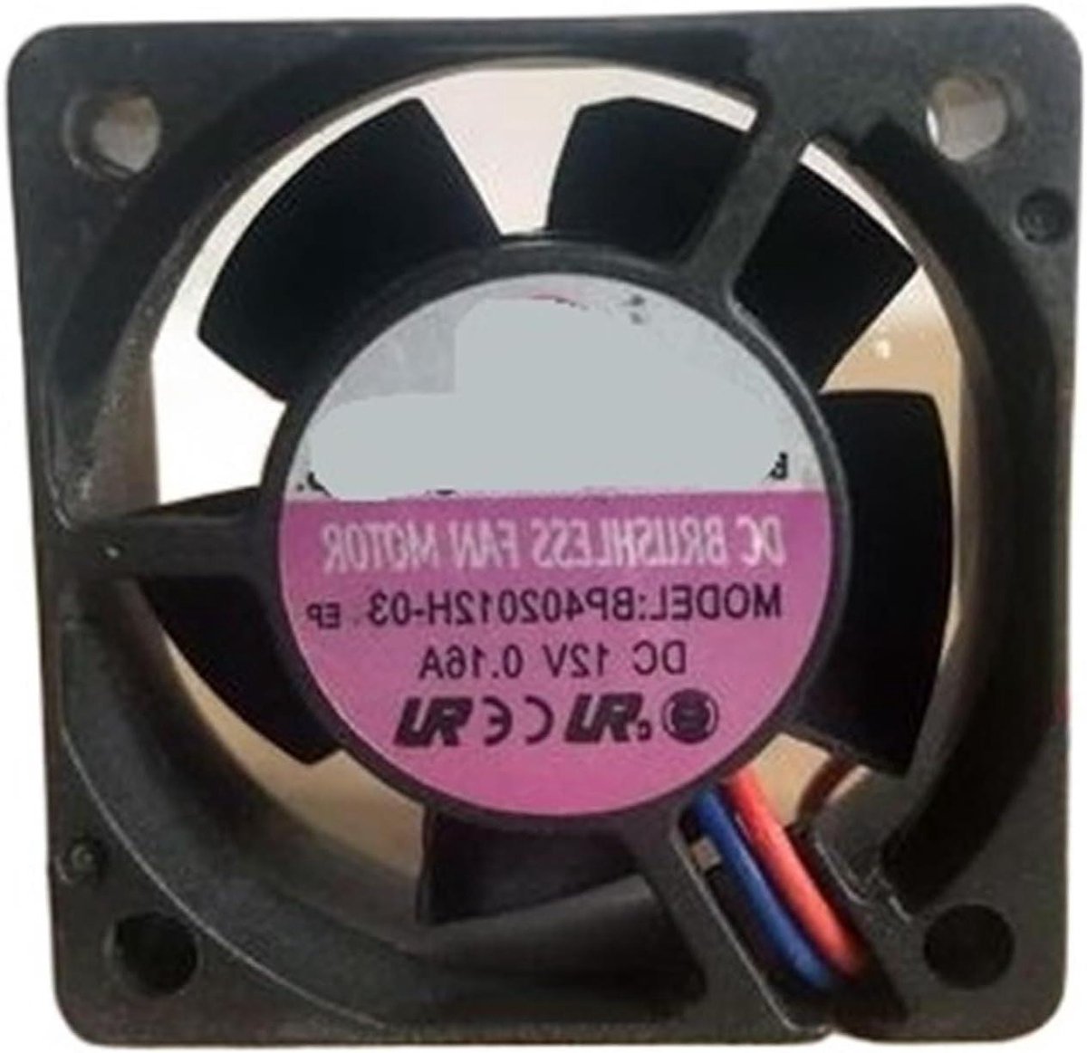 Ventilator - Koeler - Elektronische Koeling - 12V Stroomvoorziening - 40x20 mm - Zwart