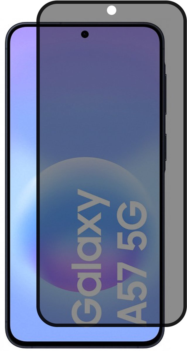 Samsung Galaxy A57 Privacy Screenprotector gehard glas tempered glass