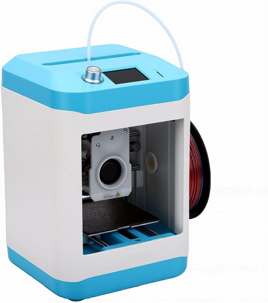 Desktop 3D-printer - Mini Smart Printer - Hobby Projecten Maken - WiFi Afstandsbediening - 100x110x100 mm - Zwart