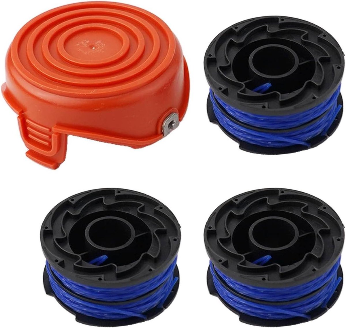 Spoel Cover Kit - Trimmer Spoelen - Gazon Onderhoud - Automatische Lijninvoer - 12.2m Lengte - Zoals Afgebeeld