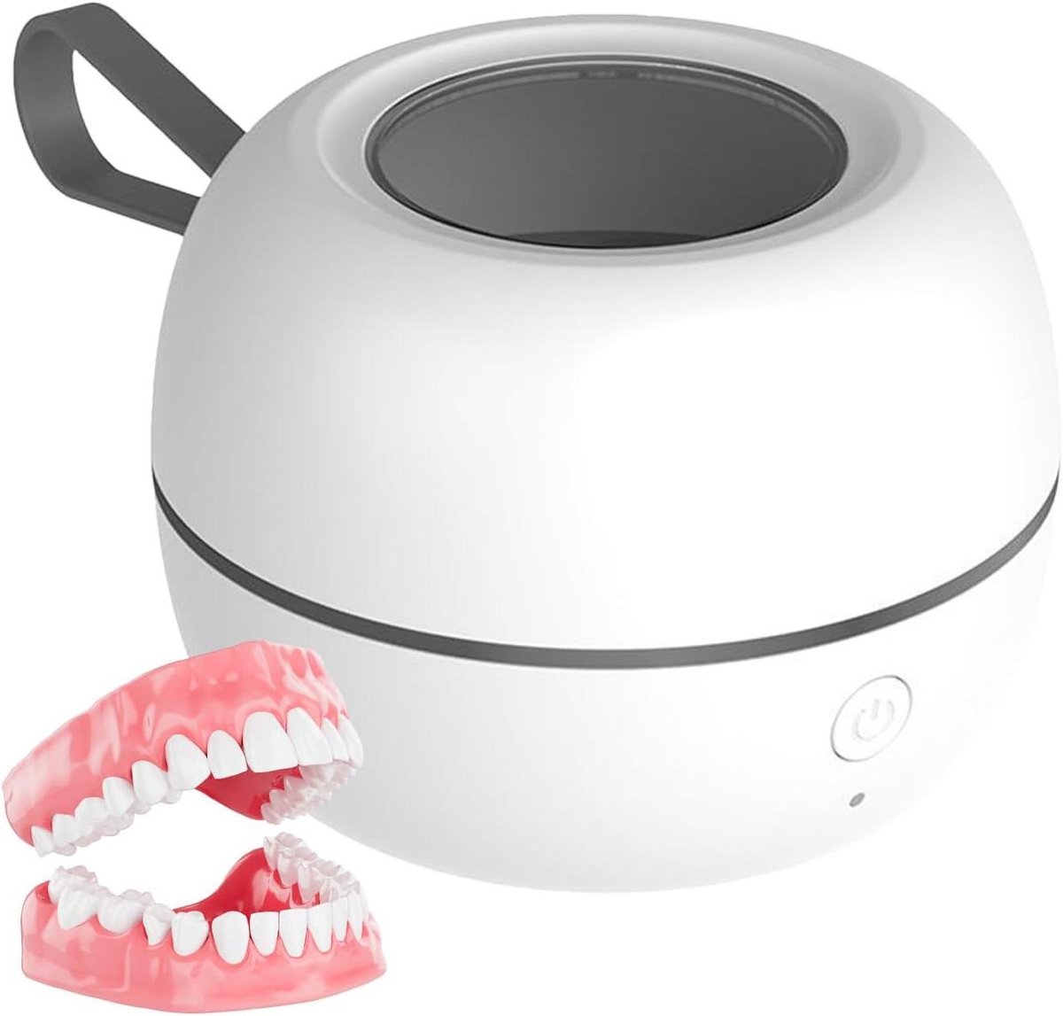 UV Reinigingsdoos - Fopspeenhouder - Hygiëne Onderweg - Touch Control - 11 x 11 x 8.3 cm - Wit