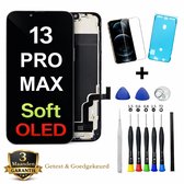iPhone 13 PRO MAX OLED Scherm Vervanging – Premium Soft OLED Display – 120 HZ -Inclusief Complete Reparatieset, Gereedschap, Screenprotector en Plakstrip