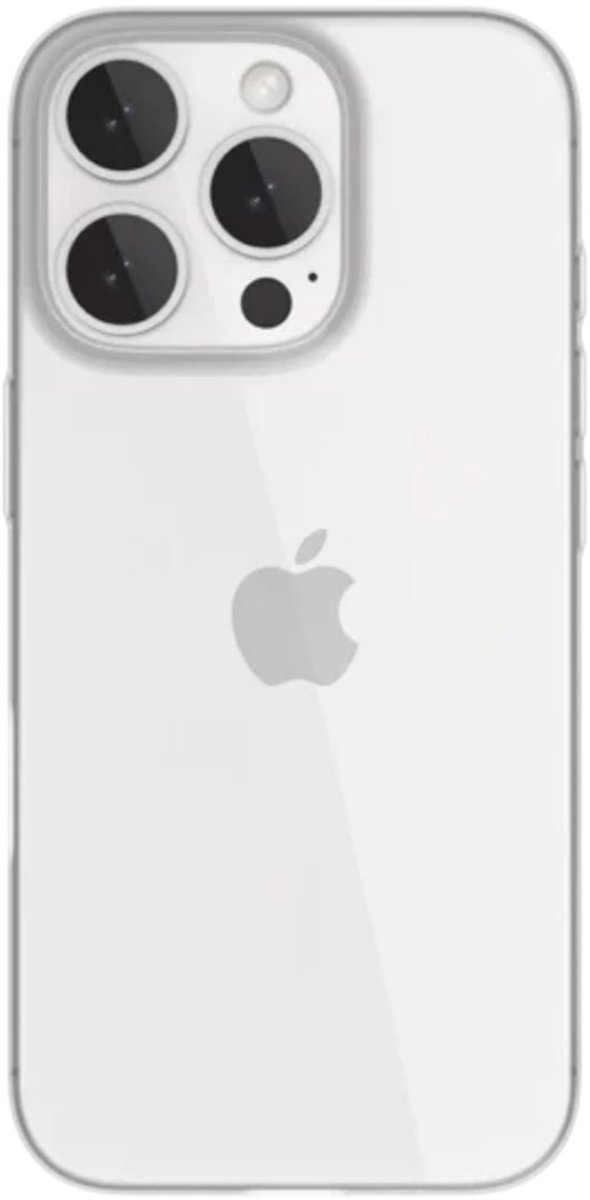 Silq Ultra Dun Hoesje geschikt voor iPhone 15 Pro Max - Transparant Doorzichtig - Slechts 0,5mm dun!