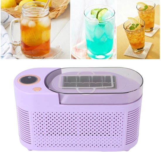 Compacte IJsblokjesmachine - Draagbare IJsmaker - Snelle Drankjes Koelen - Maakt IJs in 10 Minuten — afbeelding 5