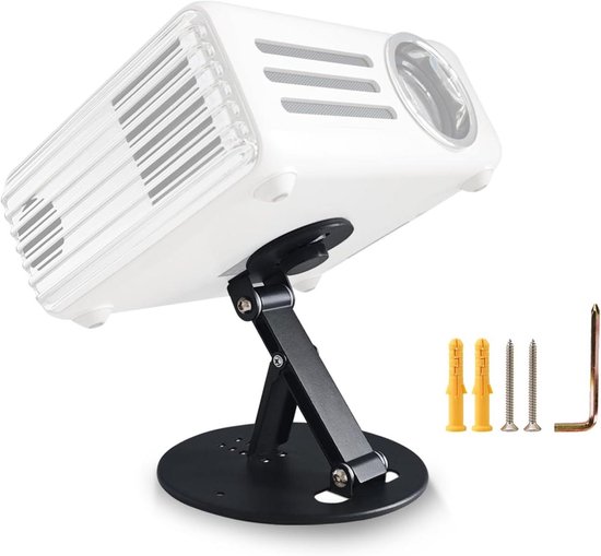 Projectorstandaard 180° draaibaar zwart, max 3kg draagkracht, beamerhouder voor thuisbioscoop en kantoor