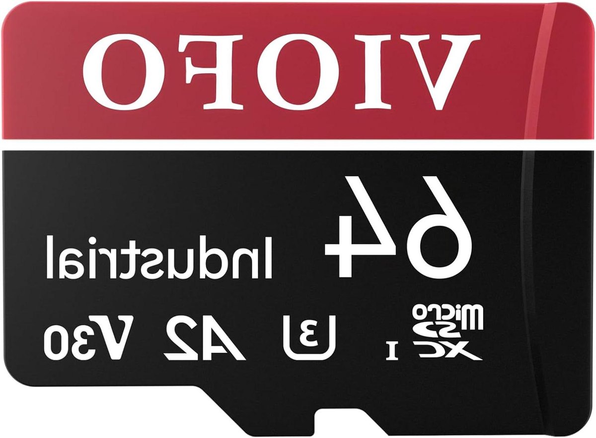 Geheugenkaart - MicroSDXC kaart - Opnemen 4K - Industriële kwaliteit - 64 GB - Zwart