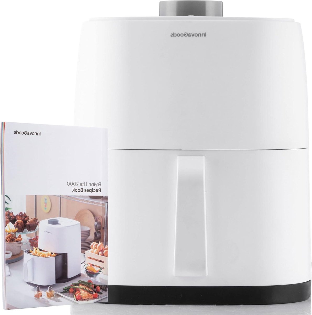 Airfryer zonder Olie - Hete Lucht Friteuse - Gezond Koken - 360 Graden Luchtcirculatie - 2 Liter - Wit