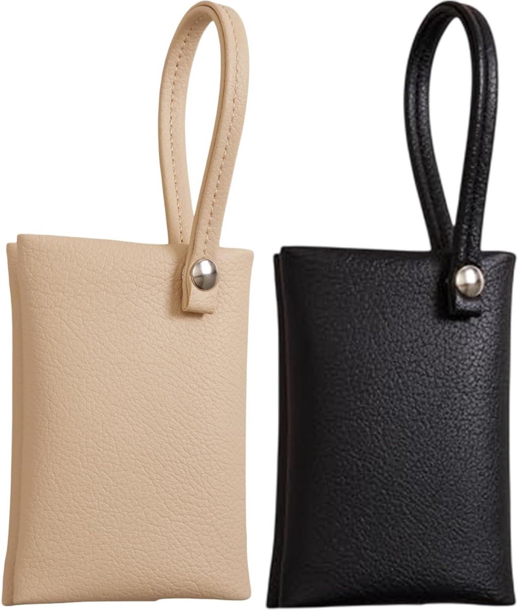Zakdoek Tas - Stoffen Pouch - Reis Organisatie - Waterdicht PU Materiaal - Compact Formaat - Zwart