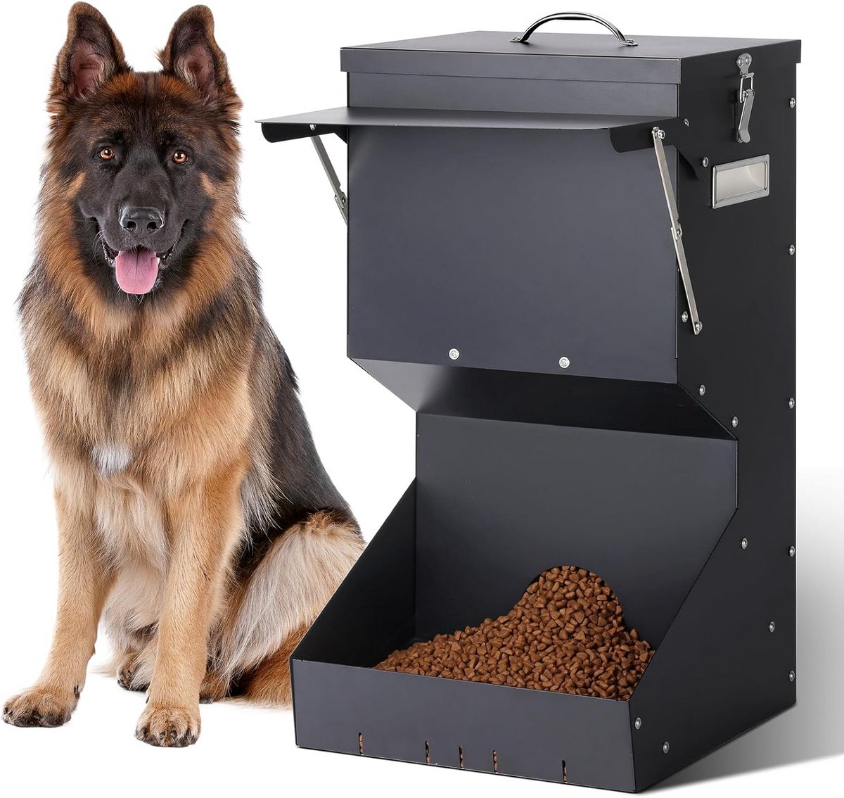 Grote Zwaartekracht Voerautomaat voor Honden Buiten 11kg