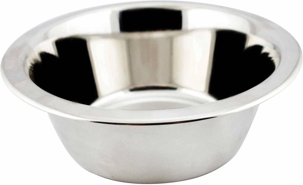 Voerbak Hond - Hondenkom RVS - Voeren en drinken - Roestvrij staal - 20.5 cm - Zilver