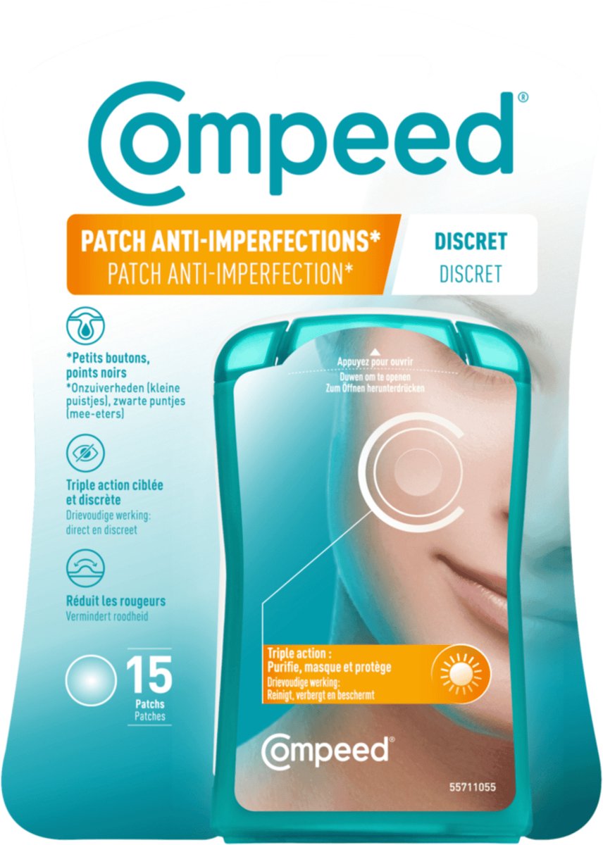 Compeed Discreet Anti-Imperfection Patch 15 Patches