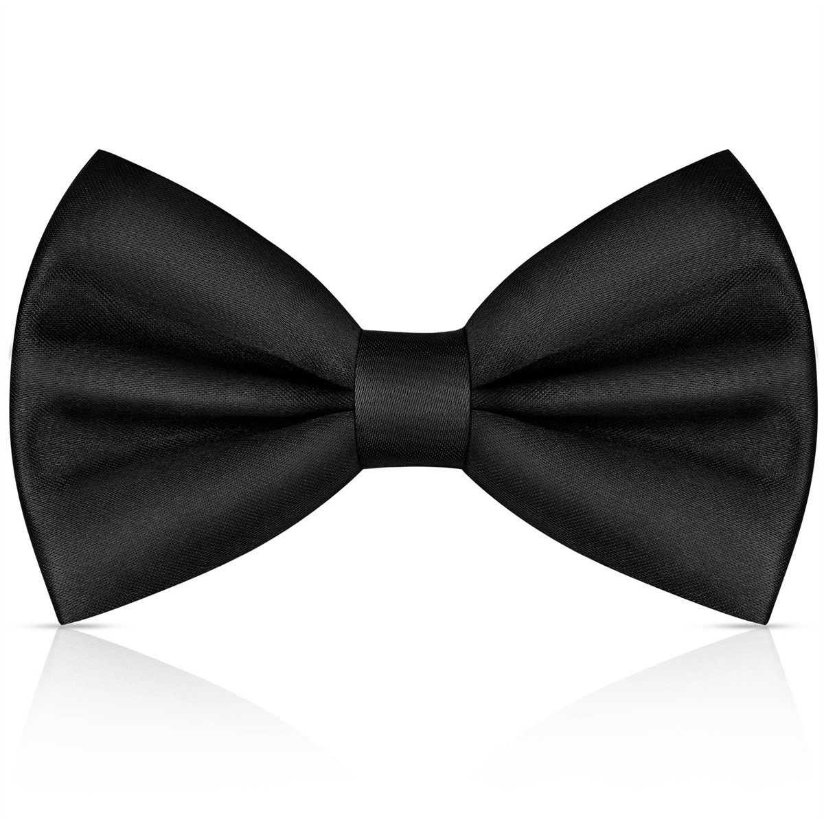 carmdering - Heren Strikdas - Klassieke Vlinderdas - Verstelbare Bow Tie - Eenvoudig Haaksluitsysteem - Comfortabele Polyesterzijde - Zachte Textuur - Veelzijdig Voor Formele Occasies - 1 Stuk