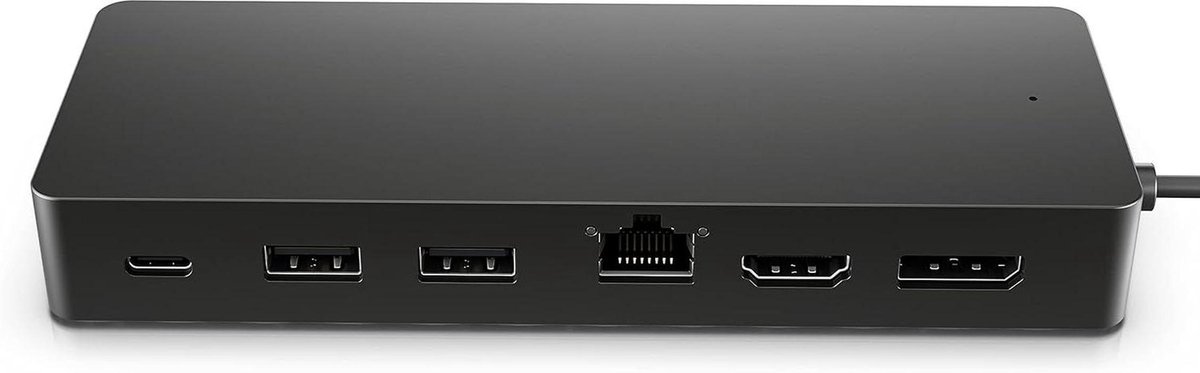 Universele USB-C Hub - Docking Station - Productiviteit Vergroten - Zeven Poorten - 50 Watt - Zwart