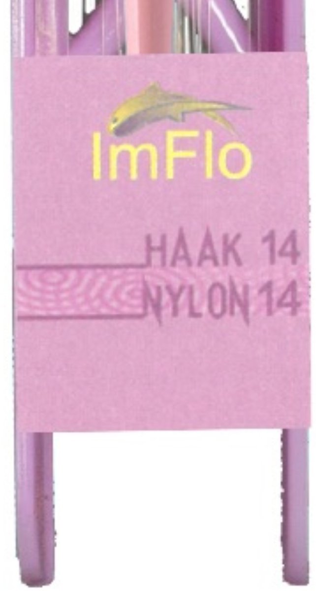 Roze Vistuigje Pink Lady Carla 14/00 - Haak 14 - Dobber 0,75 gram Witvistuigje Wedstrijdtuigje Vis — afbeelding 5