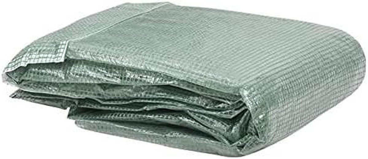 Reserveafdekking Broeikas - Kas Folie - Planten Beschermen - Zwaarder PE Materiaal - 200x343x200 cm - Groen