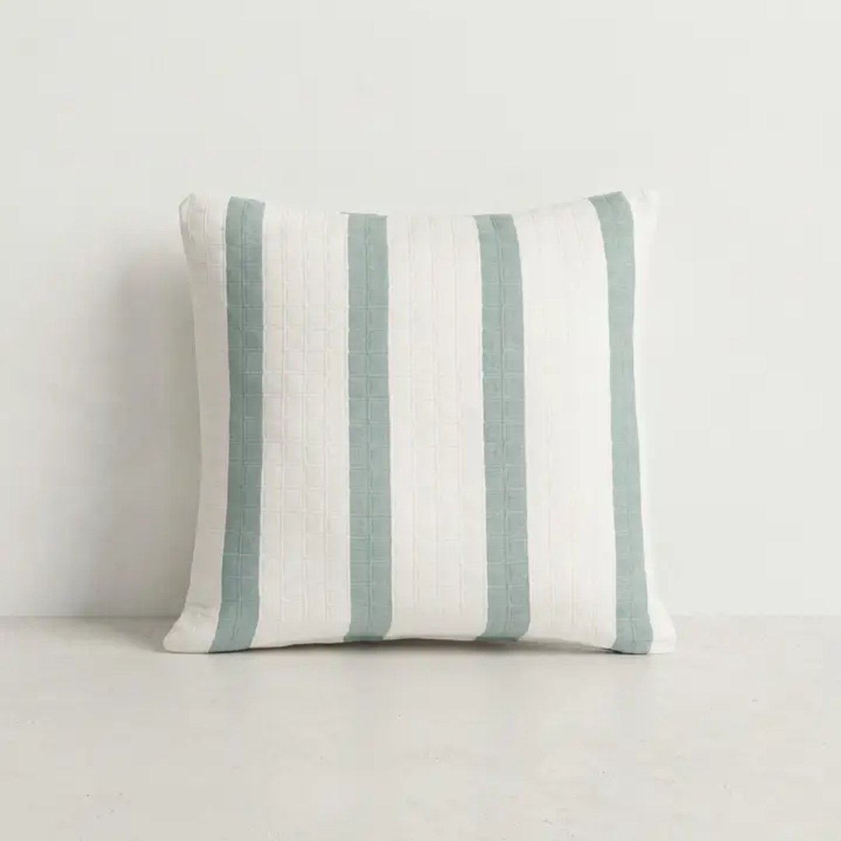 GAMUSI Set van 2 kussenhoezen Strepen TESSERA Water, 45 x 45 cm