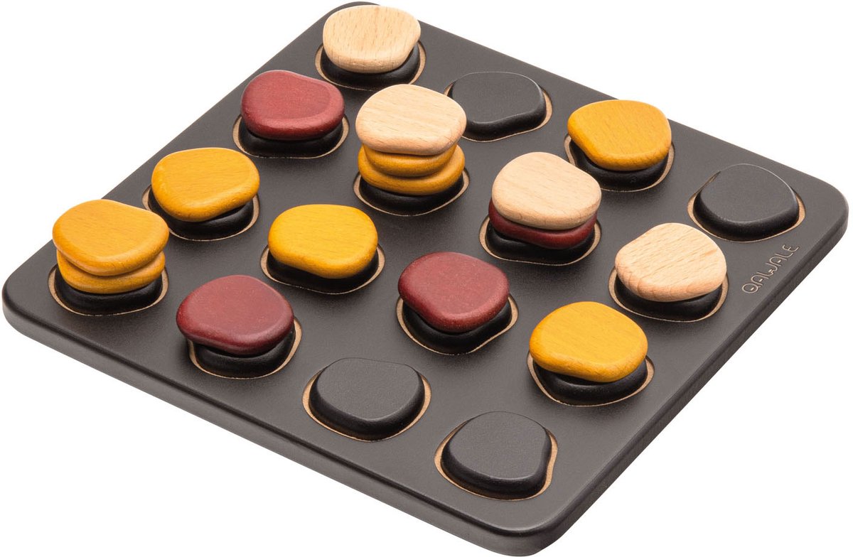 Gigamic - Qawale Mini - waar strategie en natuur samenkomen - Twee spelersspel — cadeau in Spellen & Speelgoed - foto 6
