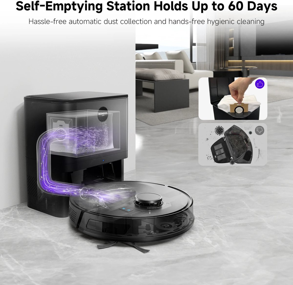 AUX 3-in-1 mobiele airconditioner 7000 BTU (Tot 36m2) , energieklasse A, wifi & afstandsbediening, 4 standen, zelfdemping, koelmiddel R290, wasbaar filter, inclusief raambeugel thumbnail 2