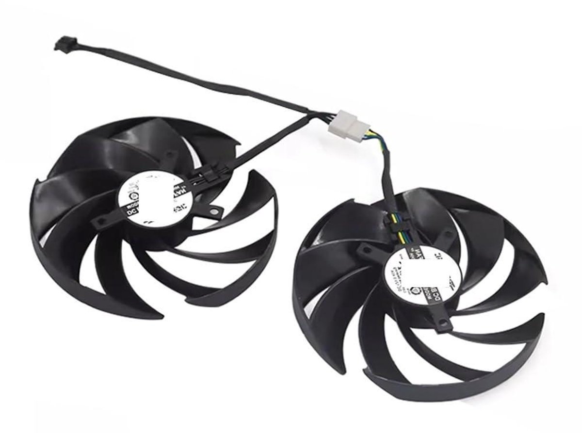Grafische kaart ventilator - Reserve ventilator - Koeling optimaliseren - Efficiënte warmteafvoer - 95mm x 95mm x 14mm - Zwart