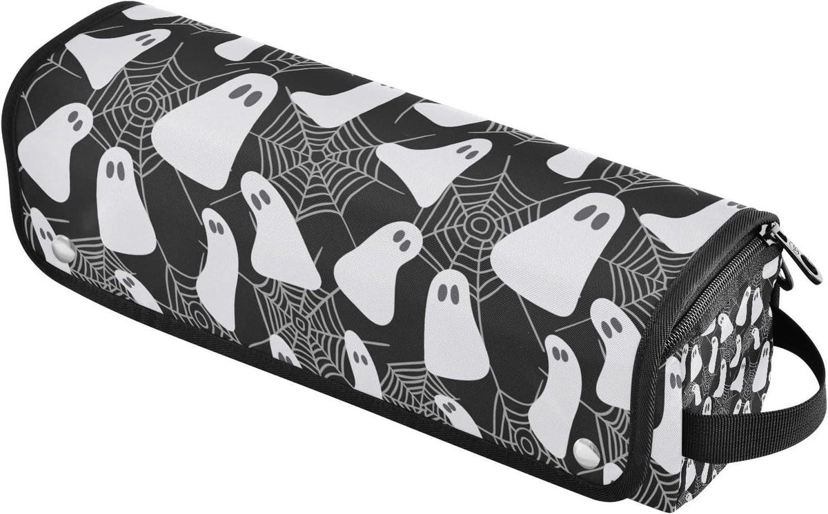 Krultang Reistas - Styling Accessoires Organizer - Haar Styling - Hittebestendige Mat - 36 cm - Wit