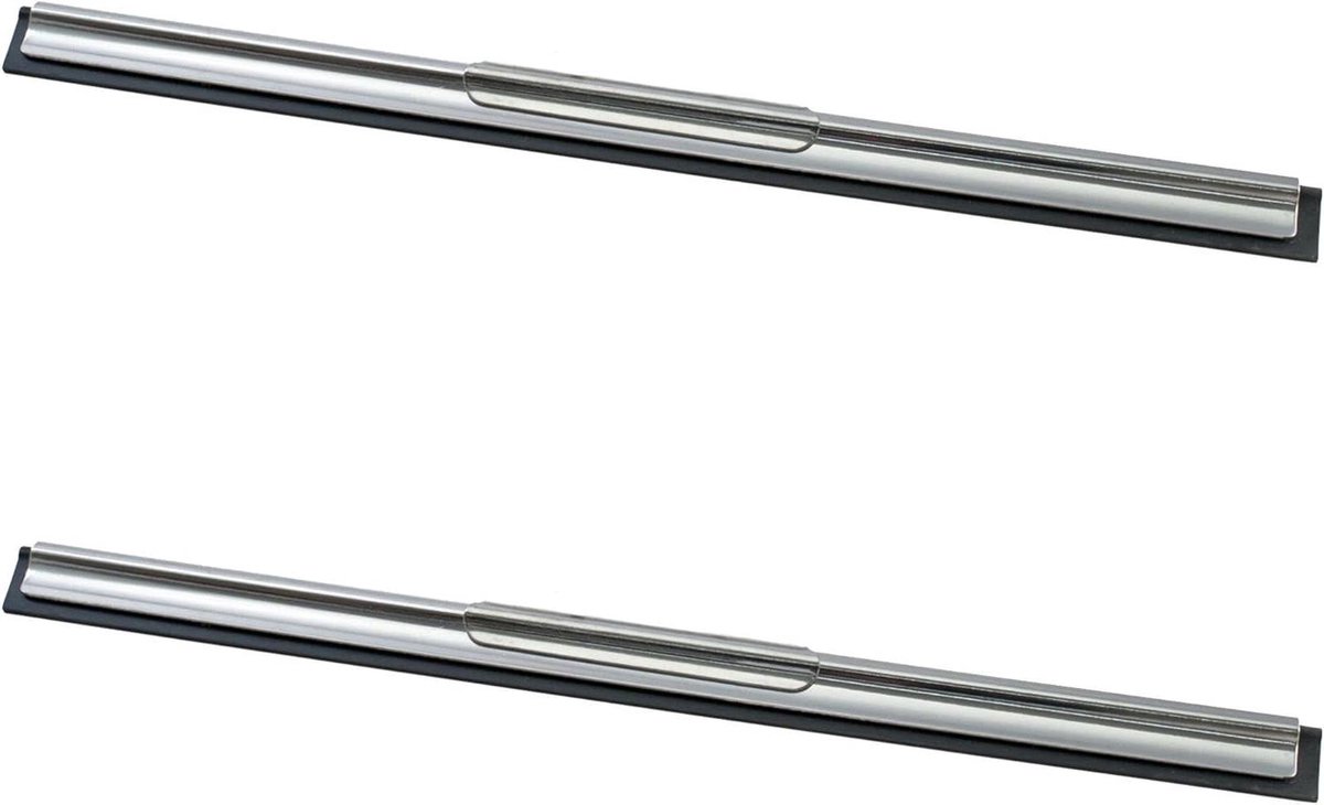 Wisser Rubber - Vervangend Rubber - Ramen Reinigen - Streeploos Resultaat - 25 cm - Zilver