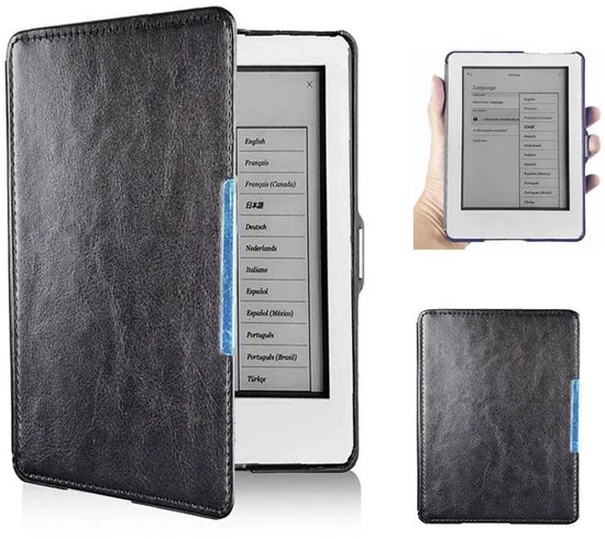 Lederen Beschermhoes met Magnetische Sluiting Geschikt voor Kobo Glo 6-inch E-Reader — afbeelding 3