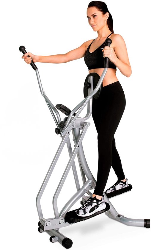 RONN® Crosstrainer - Crosstrainer Fitness - Hometrainer - Zilver - 80cm x 60cm x 148cm