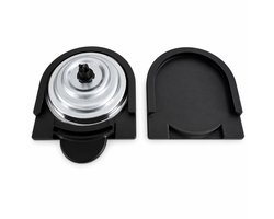 Senseo Padhouder Houder Onder Kast – 2 Stuks – Ruimtebesparende Koffiepad Houder Voor Philips Senseo – Keukenkast Montage – Compact Design Voor Caravan En Keuken – Zonder Boren Optie – Duurzame Opberger Voor Koffiepads – Zwart