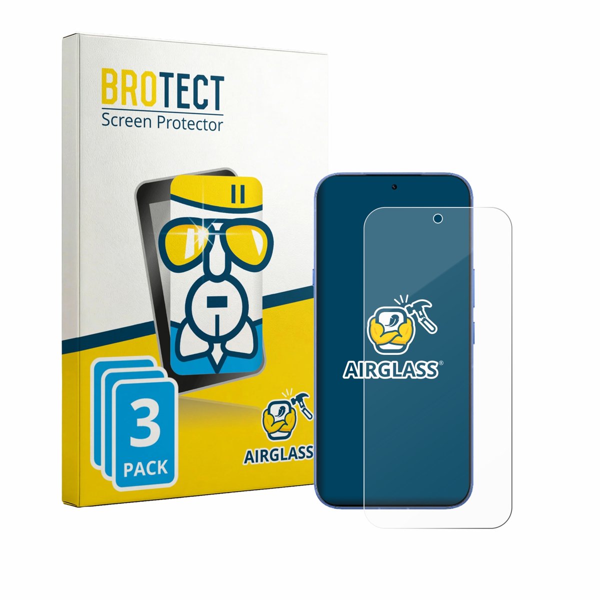 Screenprotector 3 Stuks voor Infinix Note 60 Pro Beschermglas transparant