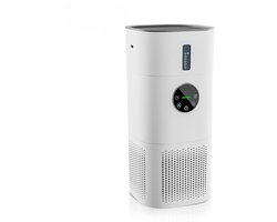 Glowstride 2-in-1 luchtreiniger - huisallergieën en huisdierenhaar - rokers in de slaapkamer - H13 True HEPA - luchtbevochtiger - air purifier - filter, wit