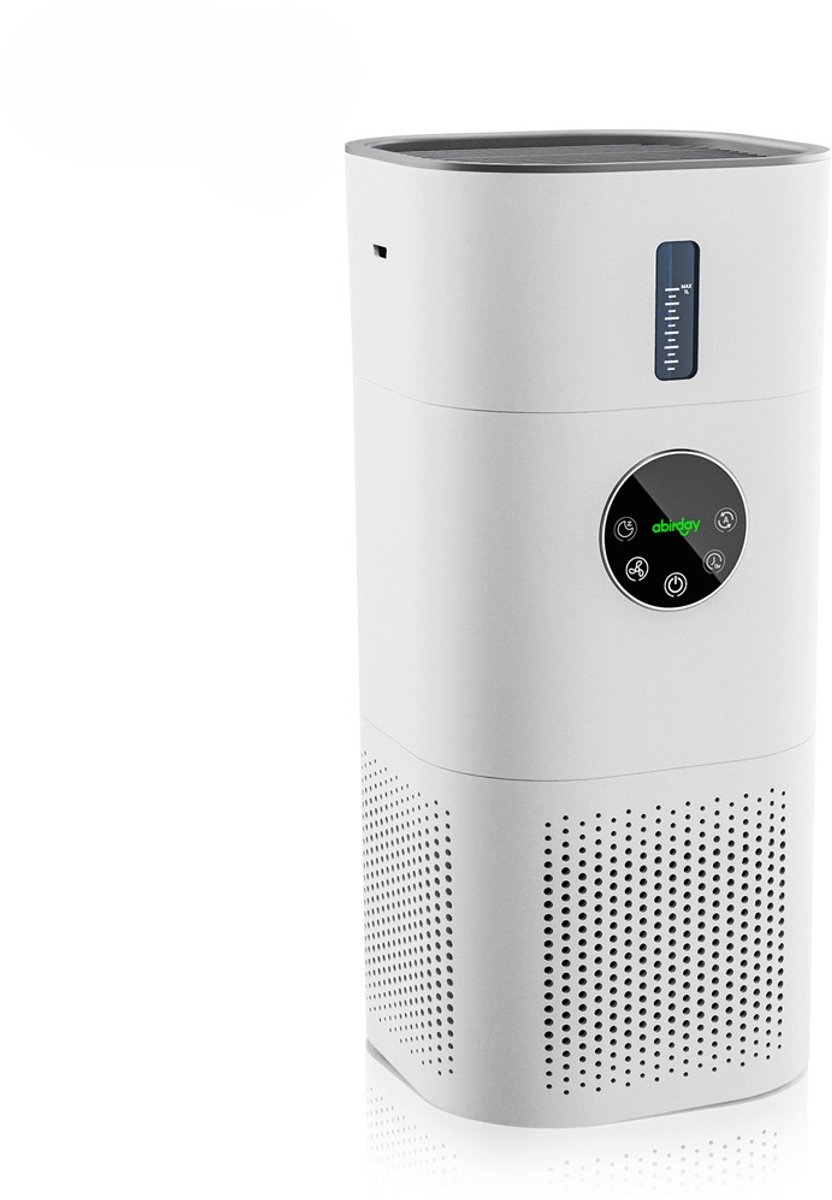 Glowstride 2-in-1 luchtreiniger - huisallergieën en huisdierenhaar - rokers in de slaapkamer - H13 True HEPA - luchtbevochtiger - air purifier - filter, wit — afbeelding 1