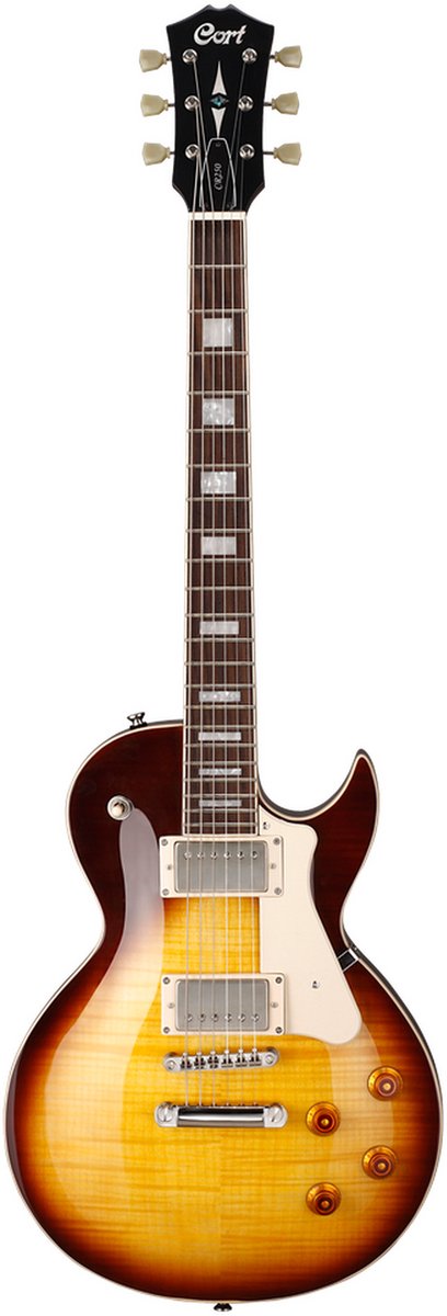 Cort CR250 VB2 Single Cut Elektrische Gitaar Black